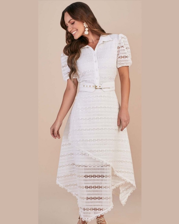 Vestido Rendado Fascinius