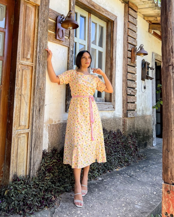 Vestido Primavera Laura Rosa