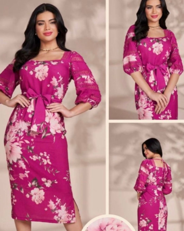 Vestido Fúcsia Fascinius