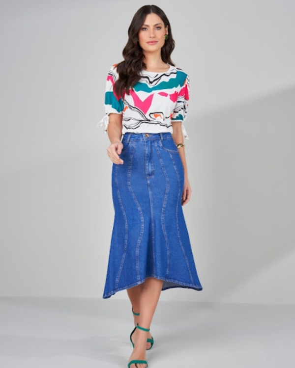 Saia Jeans Sereia
