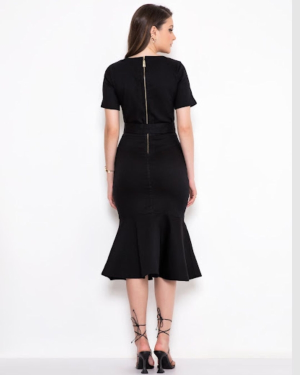 Vestido Preto tubinho Laura Rosa - Image 2