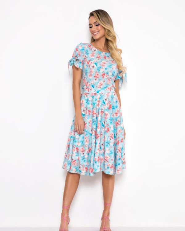 Conjunto Floral Laura Rosa Primavera