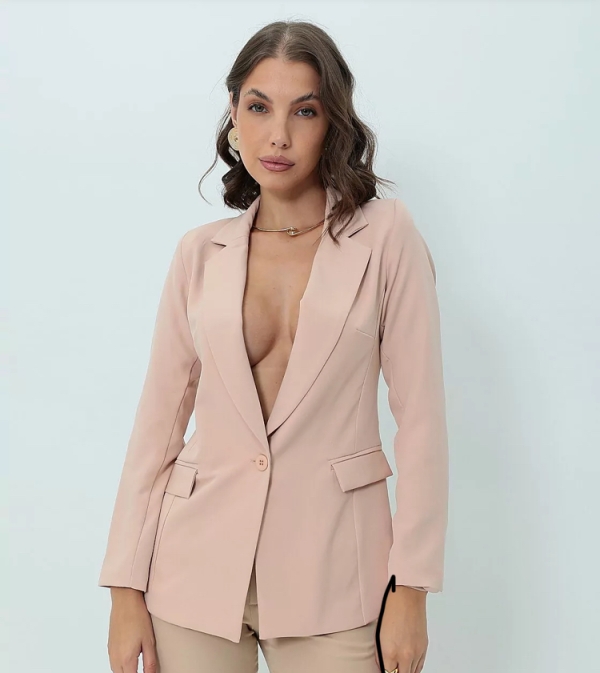 Blazer Rosê Trendy